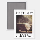 Beste cadeau ooit Jezus Magneet (Voorkant / Achterkant)