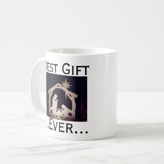 Beste cadeau ooit Kerst Custom Koffiemok (Voorkant links)