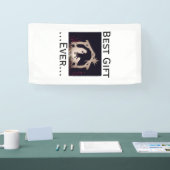 Beste cadeau ooit kerststal verhaal spandoek (Beurs)