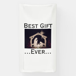 Beste cadeau ooit kerstverhaal spandoek