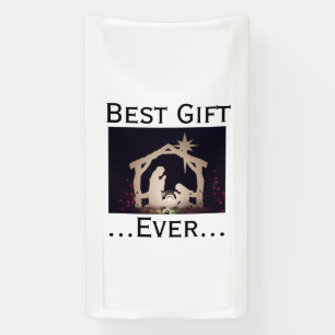 Beste cadeau ooit kerstverhaal spandoek