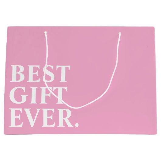 BESTE CADEAU OOIT PERSONALIZED TEKST EENVOUDIG STI GROOT CADEAUZAKJE (Voorkant)