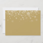 Beste cadeau ooit Sneeuw Foto Kerstmis Geboorte Aankondiging (Achterkant)