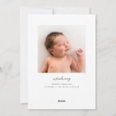 Beste cadeau ooit vakantie 2 foto geboorte aankond feestdagenkaart (Achterkant)