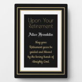 Beste cadeau! Tafeltje met afboekingen op Plaque Fotoplaat (voorkant)