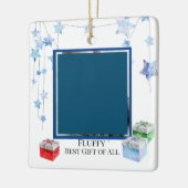 Beste Cadeau van Alles, Huisdier Kerstmis Keramisch Ornament (Links)