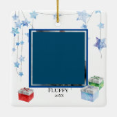 Beste Cadeau van Alles, Huisdier Kerstmis Keramisch Ornament (Achterkant)