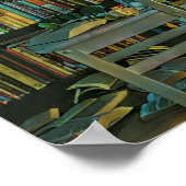 Beste cadeau voor boekliefhebbers poster (Hoek)