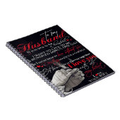 Beste cadeau voor de man | Aan mijn echtgenoot off Notitieboek (Rechterzijde)