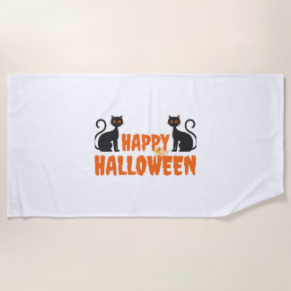 Beste cadeau voor Halloween Happy Halloween Strandlaken
