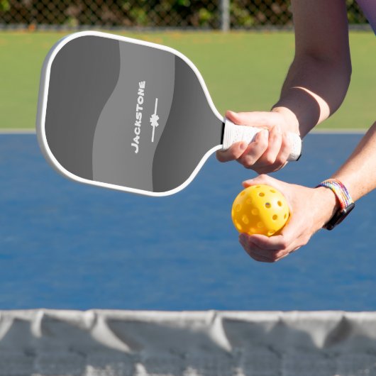 Beste cadeau voor hem Chic Script Naam Cool Camo P Pickleball Paddle (Insitu)