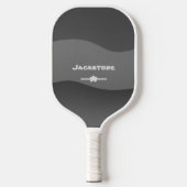 Beste cadeau voor hem Chic Script Naam Cool Camo P Pickleball Paddle (Voorkant)