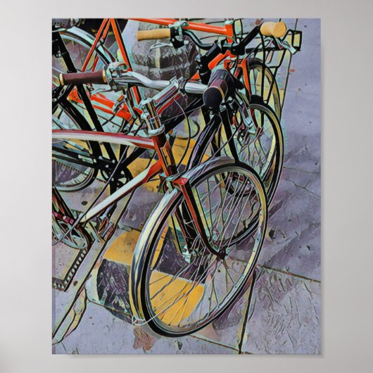 Beste cadeau voor het fietsliefje poster (Voorkant)
