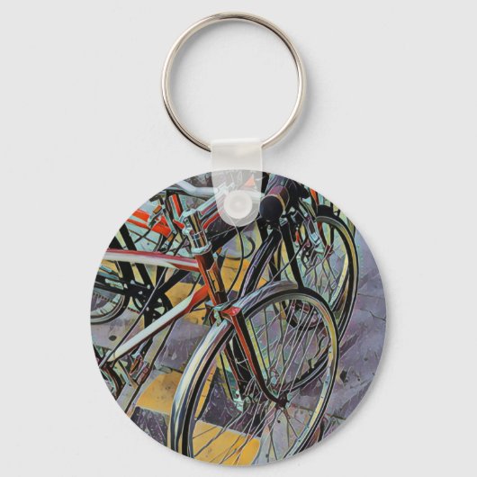 Beste cadeau voor het fietsliefje sleutelhanger (Voorkant)