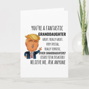Beste cadeau voor kleindochter kaart