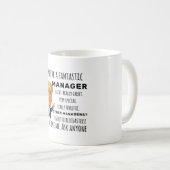 Beste cadeau voor manager koffiemok (Voorkant rechts)