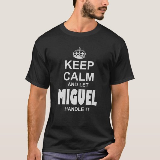 Beste cadeau voor MIGUEL - MIGUEL genoemd T-shirt (Voorkant)