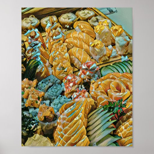 Beste cadeau voor Sushi-minnaar Poster (Voorkant)