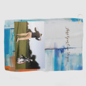 Beste cadeau voor vaders dag golfhanddoek (Horizontaal)