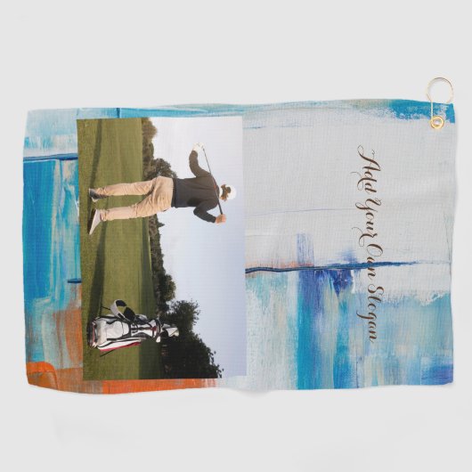 Beste cadeau voor vaders dag golfhanddoek (Horizontaal)