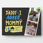 BESTE Cadeau voor VADERS! Voeg foto's toe- vaders  Fotoplaat (voorkant)