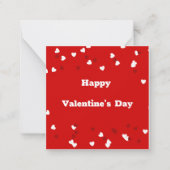 Beste cadeau voor Valentijnsdag! Notitiekaartje (Voorkant)