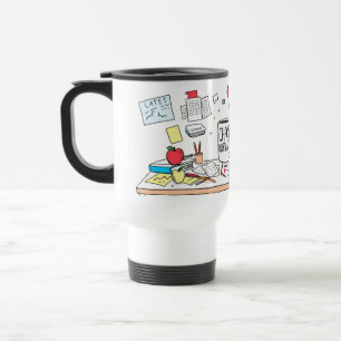 Beste cadeau voor waardering leraar aangepaste naa reisbeker