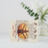 Beste cadeau voor zoon | Op mijn jeugdoffertes Aankondigingskaart (Staand voorkant)