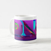 Beste Cadeaubeker met modern artistiek ontwerp Koffiemok (Voorkant links)