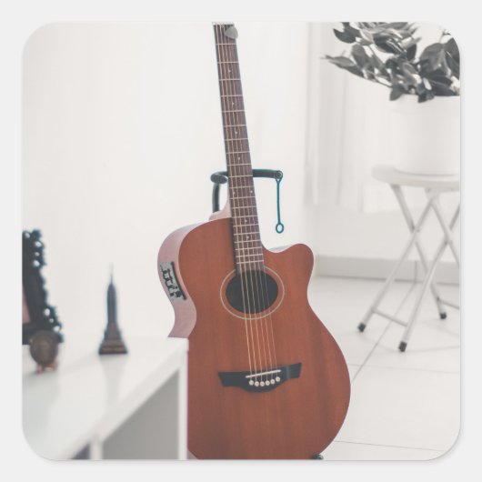 Beste cadeaubon vierkante sticker (Voorkant)