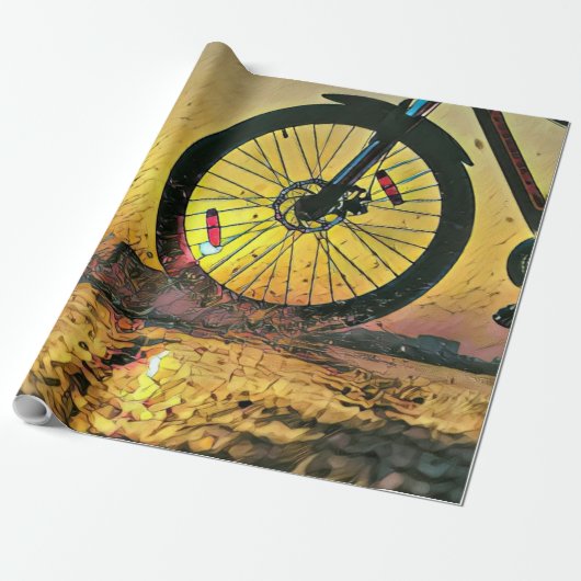 Beste cadeaus voor fietsers cadeaupapier (Uitgerold)
