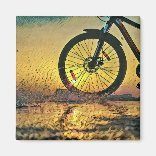 Beste cadeaus voor fietsers magneet (Voorkant)