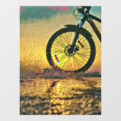 Beste cadeaus voor fietsers raamsticker (Vel)
