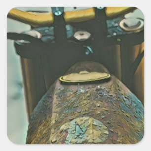 Beste cadeaus voor motorfietsen vierkante sticker