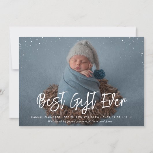 beste cadeausenspenseel: vakantieaankondiging aankondiging (Voorkant)