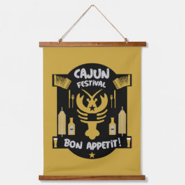 Beste Cajun-koks Hangend Wandkleed