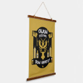 Beste Cajun-koks Hangend Wandkleed (Gebogen)