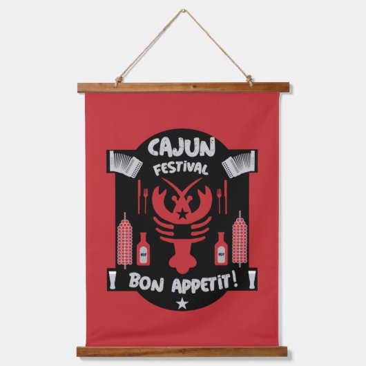 Beste Cajun-koks    Hangend Wandkleed (Voorkant)