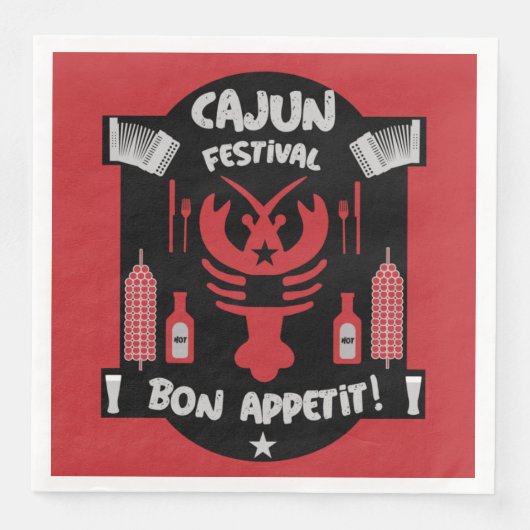 Beste Cajun-koks Servet (Voorkant)