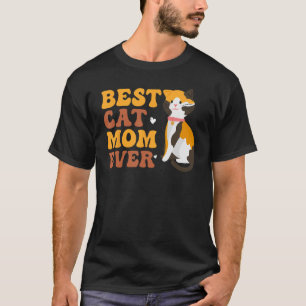 Beste Calico Kat Mam Groovy Calico Kat Moeder Voor T-shirt