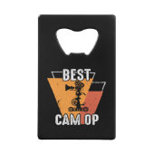 Beste Cam Op - Camera Team Gift Creditkaart Flessenopener (Voorkant)