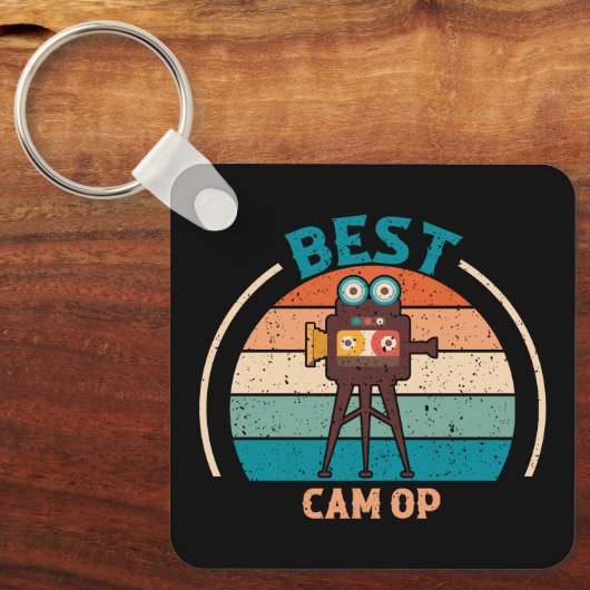 Beste Cam Op - Retro Style Sleutelhanger (Voorkant)