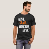 Beste Camp Director ooit - Vinyage T-shirt (Voorkant volledig)