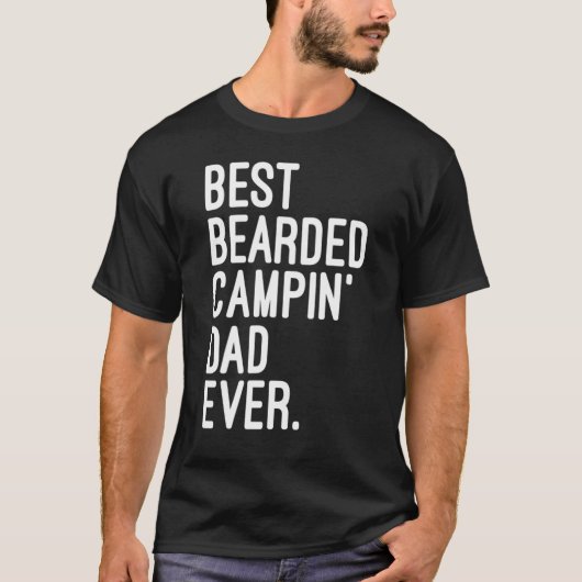 Beste Campin Pap, altijd buitenshuis Camping Life T-shirt (Voorkant)
