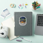 Beste Camping Is Wegkant Biker Motor Vinyl Sticker (iPad Cover)