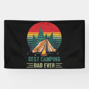 Beste Camping Pap ooit  Vaderdag zonsondergang Spandoek