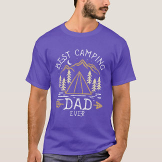 Beste Camping Papa Ooit Camper Dads Vader grappig T-shirt