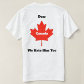 Beste Canada Basic T-shirt (Design achterkant)