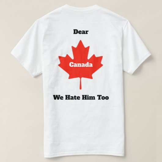 Beste Canada Basic T-shirt (Design achterkant)