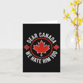 Beste Canada, we haten hem ook 0 Kaart (Gele Bloem)